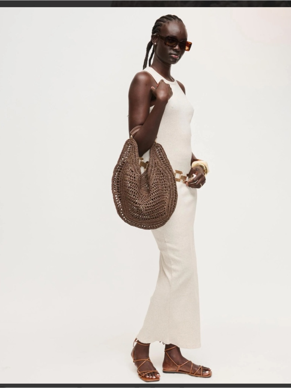 Urban Expressions Raffia Hobo Bag - Picture 7 of 11